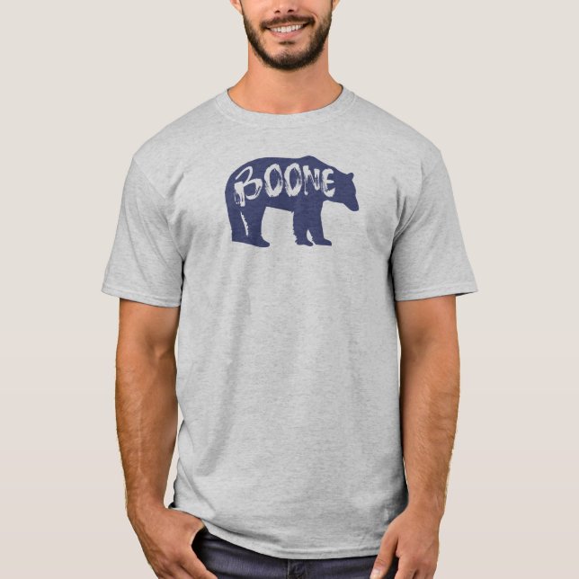 Boone North Carolina Bear T-Shirt (Front)