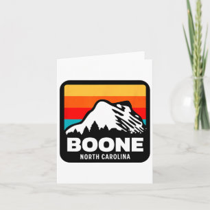 Boone North Carolina Skiing Snowboarding Family Tr Card