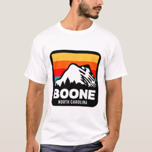 Boone North Carolina Skiing Snowboarding Family Tr T-Shirt