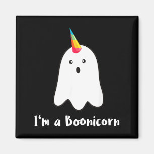 BOOnicorn Boo Ghost Unicorn Halloween Funny Magnet