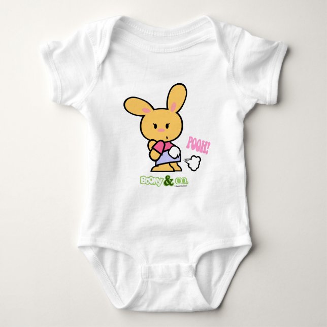 Boony & Co. Bonette Pooh White Infant Shirts (Front)