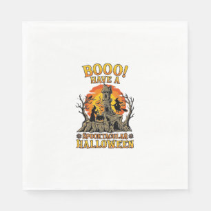 Booo Spooktacular Halloween Witch Cauldron Castle Napkin