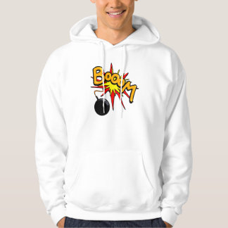 Booom! Hoodie, funny illustration Hoodie