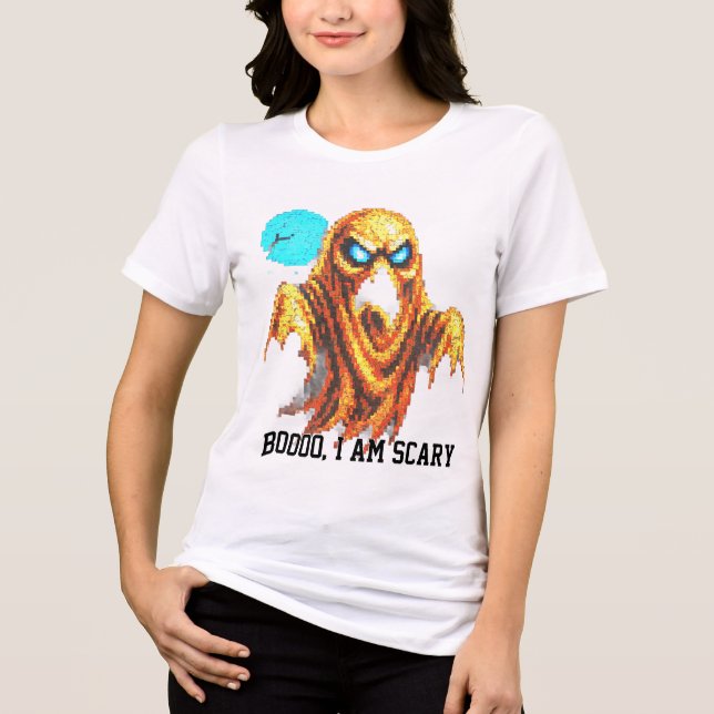 Boooo I Am Scary Tri-Blend Shirt (Front)