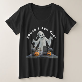 Booooo I See You – Cute Ghost Halloween Tee
