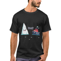 Boop! Adorable Iceberg and Ship Cartoon Design