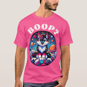 Boop Cute Furry Fandom Convention Pride Wolf Furri T-Shirt