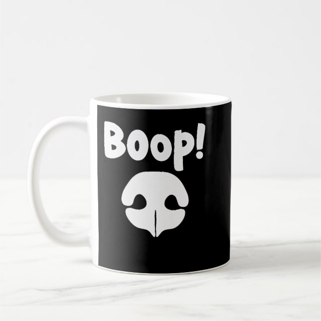 Boop Dog Nose Premium Coffee Mug (Left)