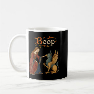 Boop Mediaeval Knight Dragon Funny Ren Faire Men Coffee Mug