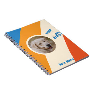 Boop My Nose Dog Photo Notebook