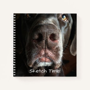 Boop My Nose Labrador Retriever Close-Up Photo Notebook