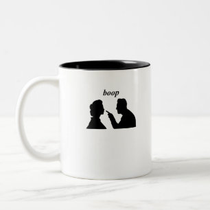 Boop The Nose Two-Tone Coffee Mug