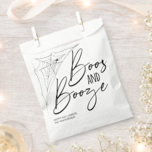 Boos and Booze Halloween Party Favour Bags