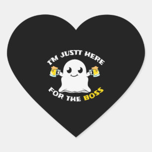 Boos Beer Halloween Halloween Heart Sticker