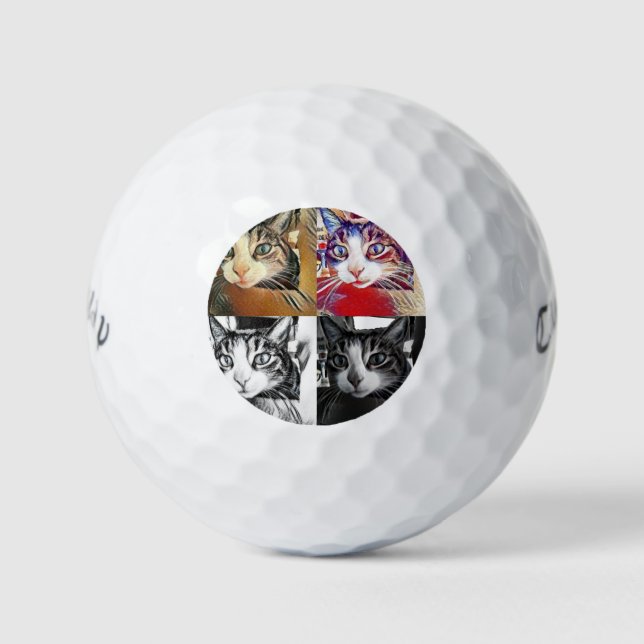 Boo's Collage Golf Balls (Front)