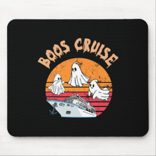 Boos Cruise Trip Funny Halloween Costumes Matching Mouse Pad
