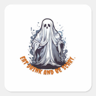 Boos Give Me Chocolate Square Sticker