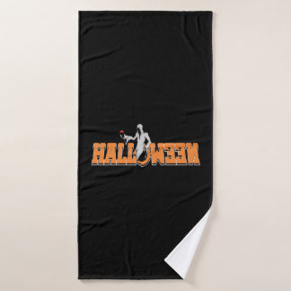 boos halloween bath towel