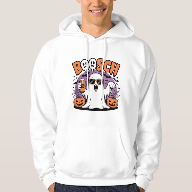 BOOSCH Ghost with Boo Brew Design Hoodie (Front)