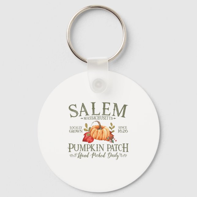 Boosch Light Funny Halloween Ghost Logo  Key Ring (Front)