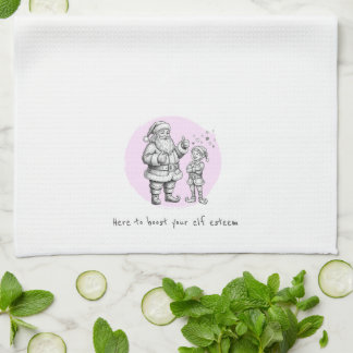 Boost your elf esteem - kitchen towel