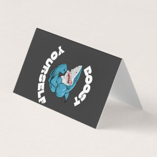 Boost yourself design for all gym lovers business card