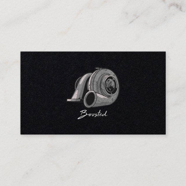 Boosted Turbo Tuning Business Card (Front)