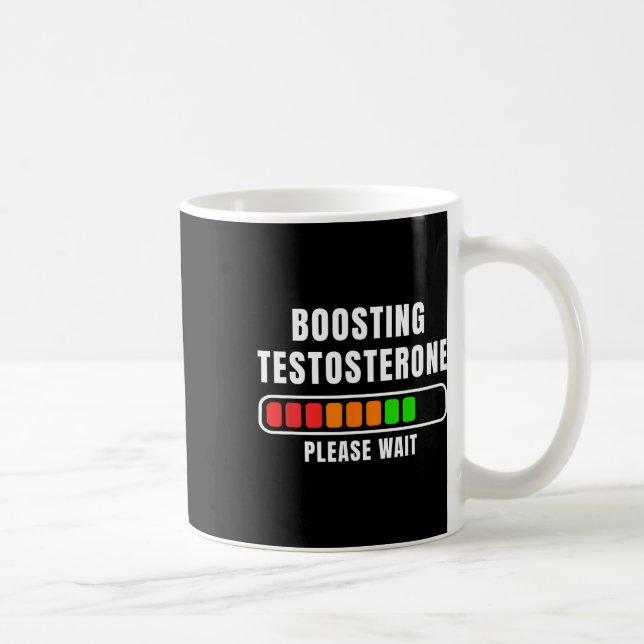 Boosting Testosterone Loading  Coffee Mug (Right)
