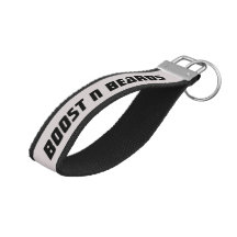 BoostNBeards key chain Silver2