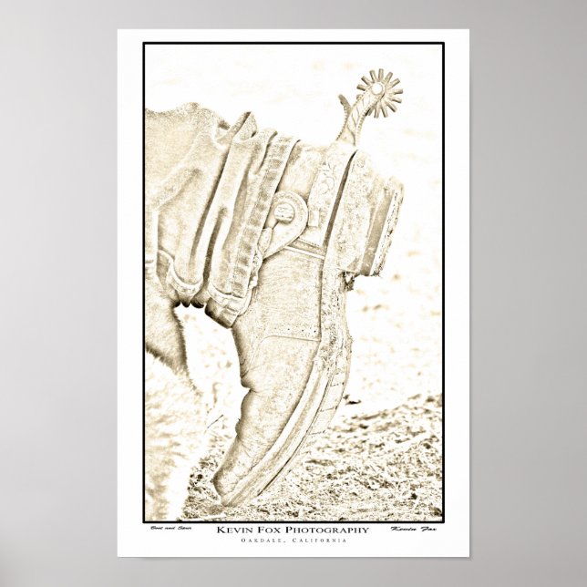 Boot and spur poster (Front)