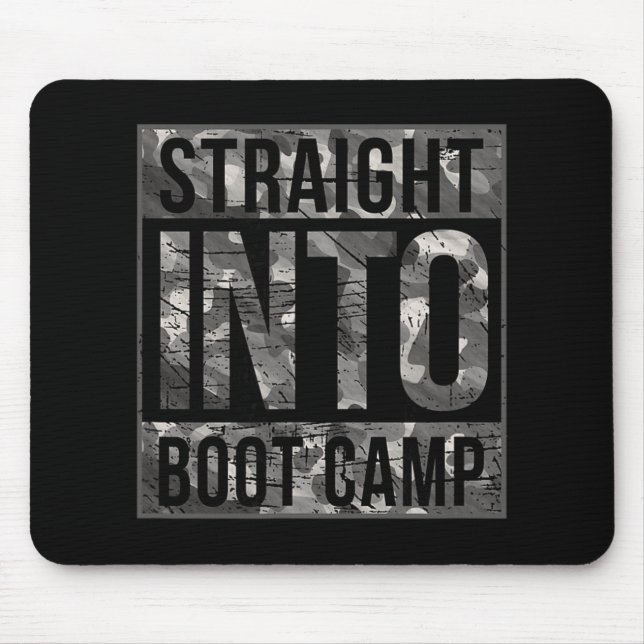 Boot Camp Basic Training Shirt For New Military Re Mouse Pad (Front)