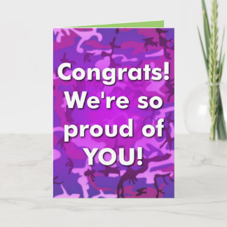 Boot Camp Graduation Card