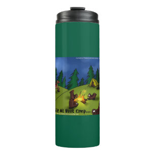 Boot Campfire Tales: A Sole-ful Retreat Thermal Tumbler