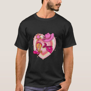 Boot Cowboy Western Cowgirl Linedance Funny Retro T-Shirt