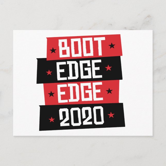 Boot Edge Edge 2020 Postcard (Front)