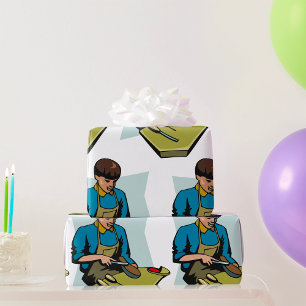 Boot Maker Wrapping Paper