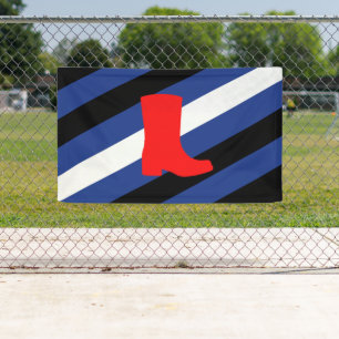 Boot Pride Flag Banner