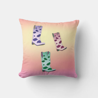 Boot Scoot Throw Pillow
