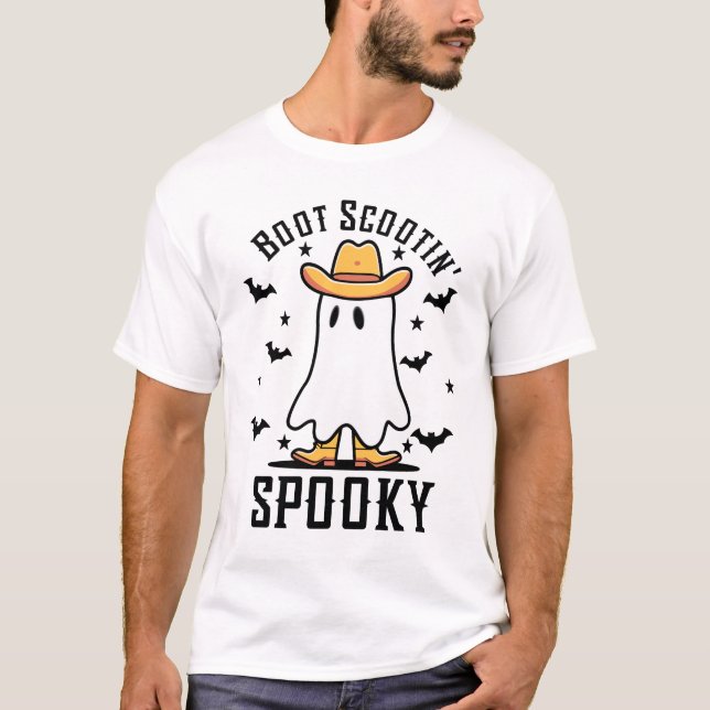 Boot Scootin Spooky  T-Shirt (Front)