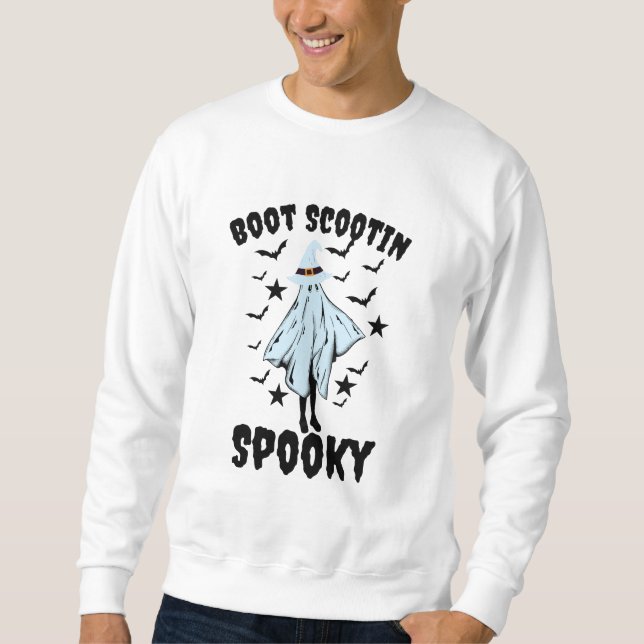Boot Scootin Spooky T-Shirt   Sweatshirt (Front)