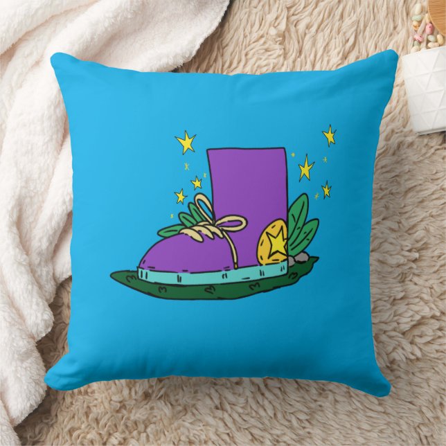 Boot shoe, illustration  cushion (Blanket)