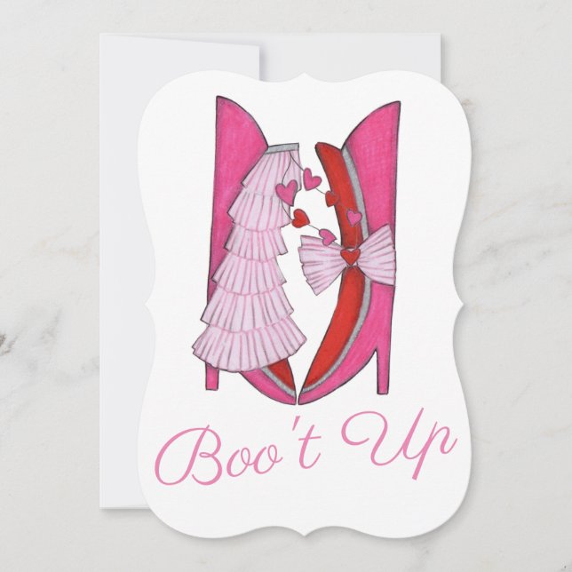 Boo't Up On VDay Holiday Card (Front)