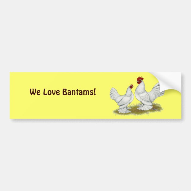Booted Bantams Bumper Sticker (Front)