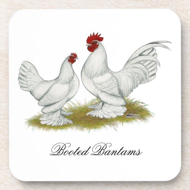 Booted Bantams Coaster (Front)