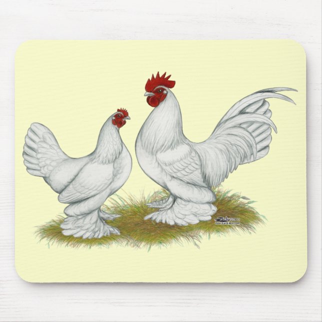 Booted Bantams Mouse Pad (Front)