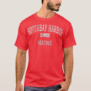 Boothbay Harbour Maine ME Vintage T-Shirt