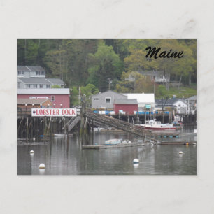 Boothbay Harbour, Maine Postcard