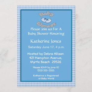 Booties Baby Shower Invitation