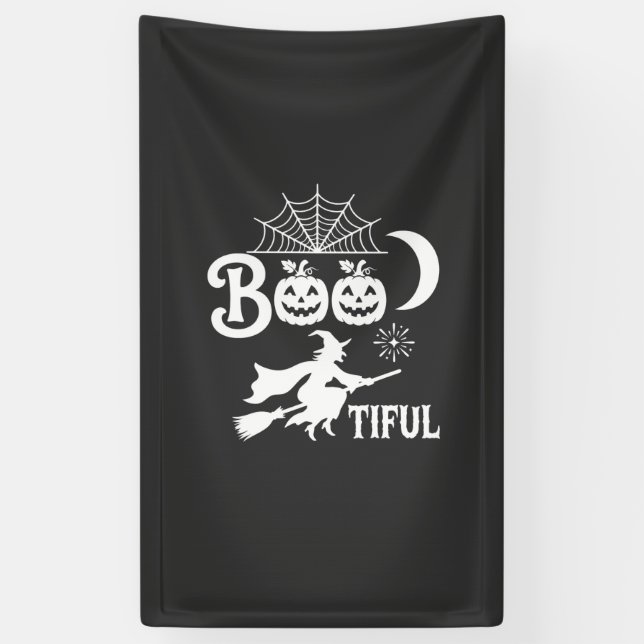Bootiful Halloween Witch Moon Design_1 Banner (Vertical)