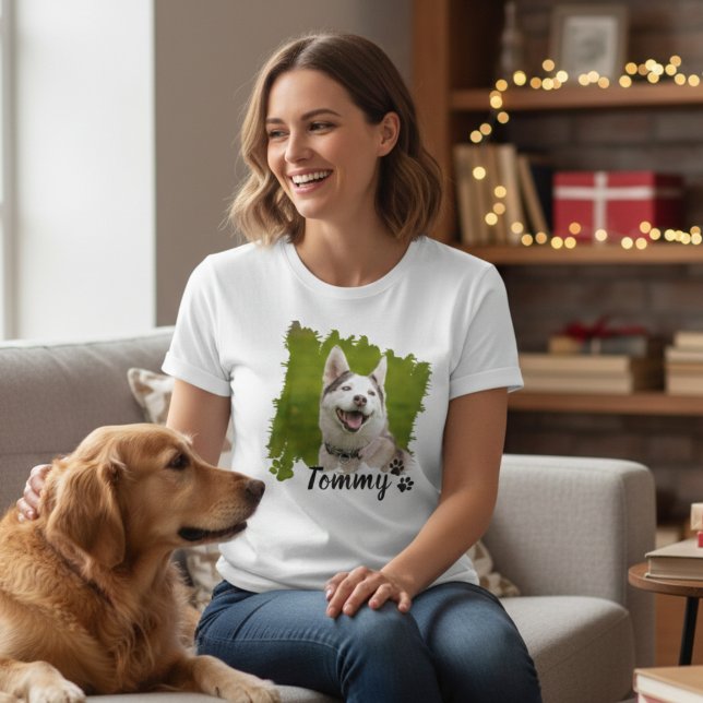 Bootleg Dog Pet Photo 90s Retro Family Collage  T-Shirt (Bootleg Dog Pet Photo 90s Retro Family Collage Design Shirt)